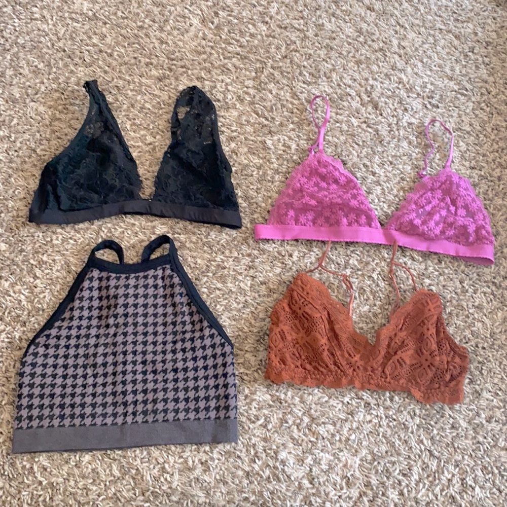 Bralette Bundle 4 for $15 size Medium